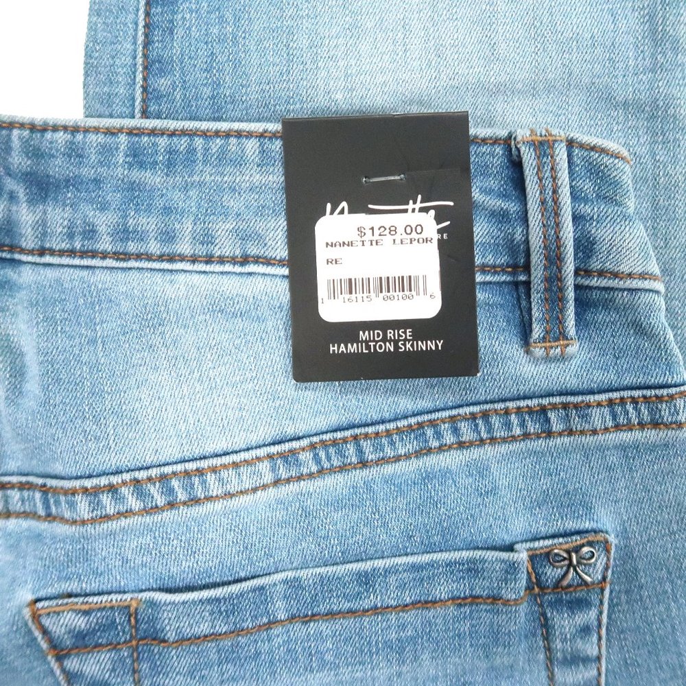 NANETTE LEPORE Hamilton Mid-Rise Skinny Jeans - Picture 6 of 8